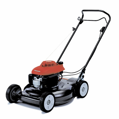 HONDA® 21" Push Lawnmower - This 21-inch steel deck push mower features single blade mulch capabilities and a side discharge chute. It has a zone start safety system with a powerful Honda engine.
