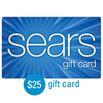 SEARS<sup>&reg;</sup> Tarjeta de Regalo de $25</u>
